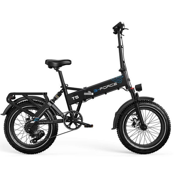 G-FORCE T5 Folding All Terrain Full Suspension Fat Tire Folding Electric Bike - Image 2
