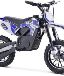 Gazella Electric Kids Dirt Bike, 24v 500w, Ages 6 and up – Blue