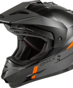 Gm-11 Dual-Sport Scud Helmet Matte Black/Orange/Grey Lg