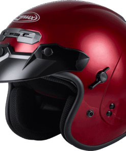 Gm-32 Open-Face Helmet Candy Red Sm