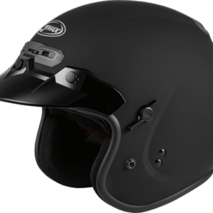 Gm-32 Open-Face Helmet Matte Black 3x