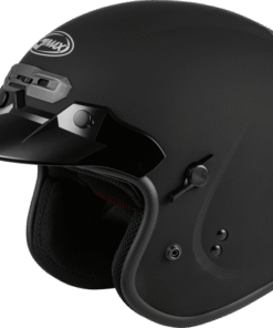 Gm-32 Open-Face Helmet Matte Black Xs
