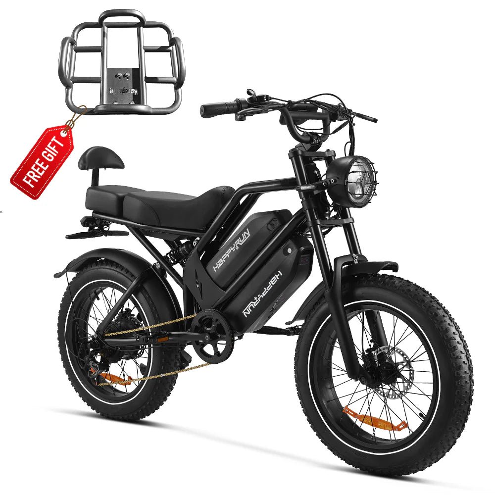HappyRun G70 48V/38Ah 2000W Electric Cargo Bike - Image 2