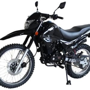 Alternative view of Hawk 250cc Dual Sport Dirt Bike, 5-Speed Manual, Electric Start, 21/18 inch Wheels, Ages 16 and up – Red