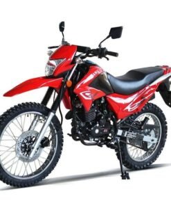 Hawk 250cc Dual Sport Dirt Bike, 5-Speed Manual, Electric Start, 21/18 inch Wheels, Ages 16 and up – Red