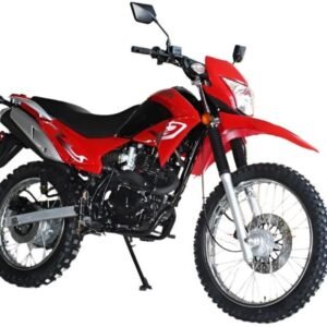 Alternative view of Hawk-X 250cc Dual Sport Dirt Bike, 5-Speed Manual, Electric Start, 21/18 inch Wheels, DOT Approved, Ages 16 and up – Red