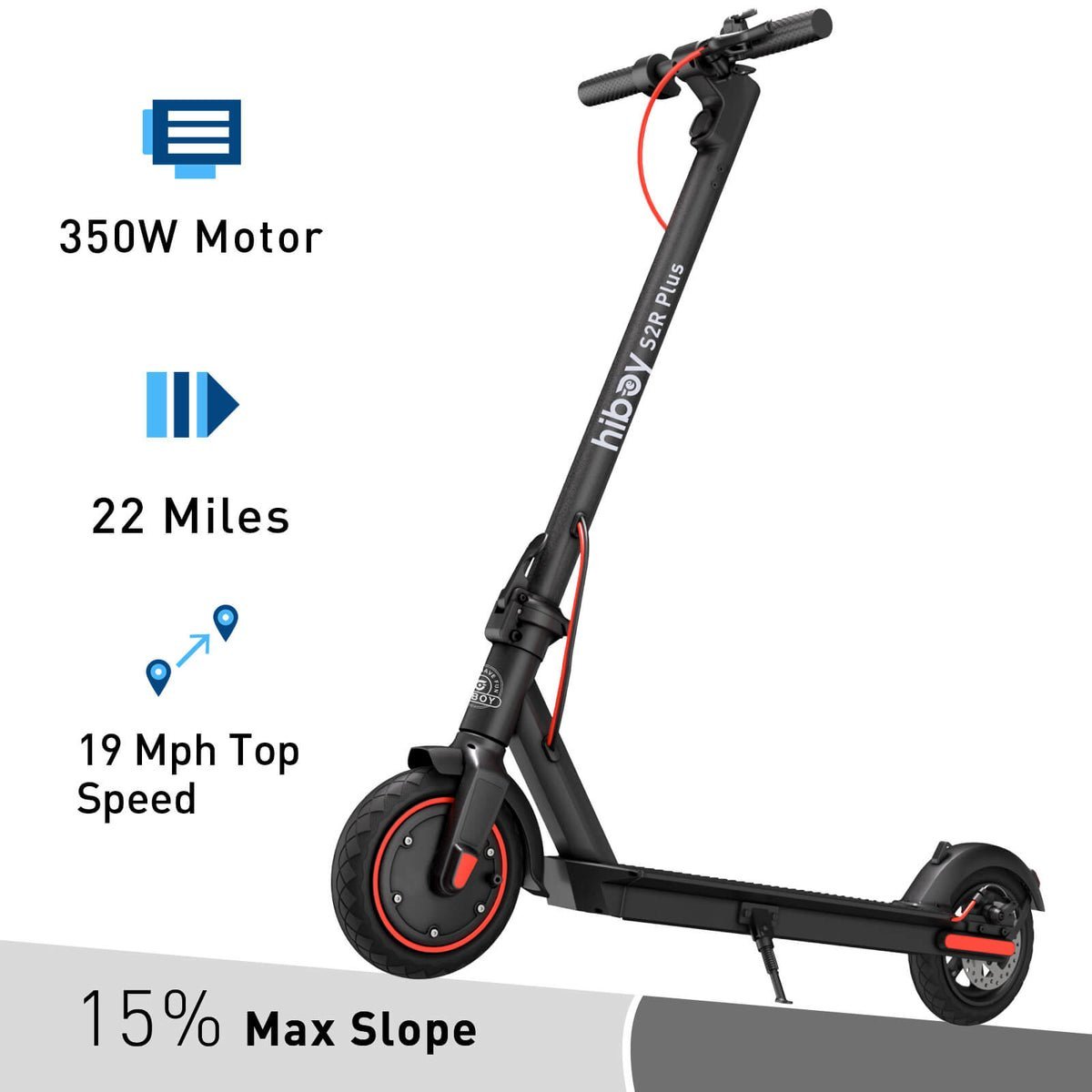 Hiboy S2R Plus 36V/8.7Ah 350W Electric Scooter - Image 4