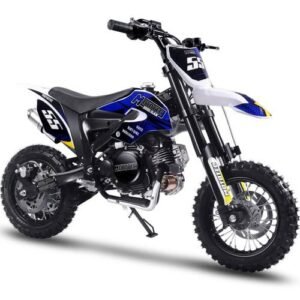 Hooligan Kids Gas Dirt Bike, 60cc 4-Stroke, Electric Start, Automatic, 10/10 inch Wheels, Ages 8 and up – Black