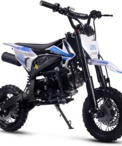 Alternative view of Hooligan Kids Gas Dirt Bike, Electric Start, Automatic 72cc 4-Stroke, Ages 8 and up – Blue