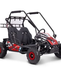 Interceptor XL Electric Go Kart, 60v 2000w, Full Suspension, Bluetooth Speakers – Red