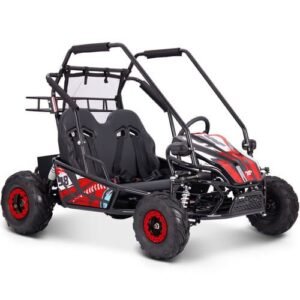 Interceptor XL Electric Go Kart, 60v 2000w, Full Suspension, Bluetooth Speakers – Red