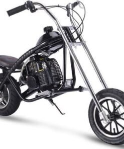 Kids Gas Mini Chopper, 49cc 2-Stroke, Ages 12 and up – Black