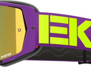 Lucid Caliber Goggle Purple Gold Mirror Lens