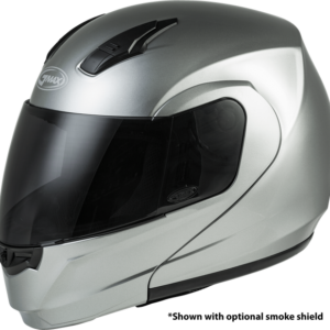 Md-04 Modular Helmet Metallic Silver Lg
