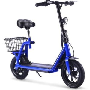 Alternative view of Metro Electric Scooter, 36v 500w Lithium – Blue