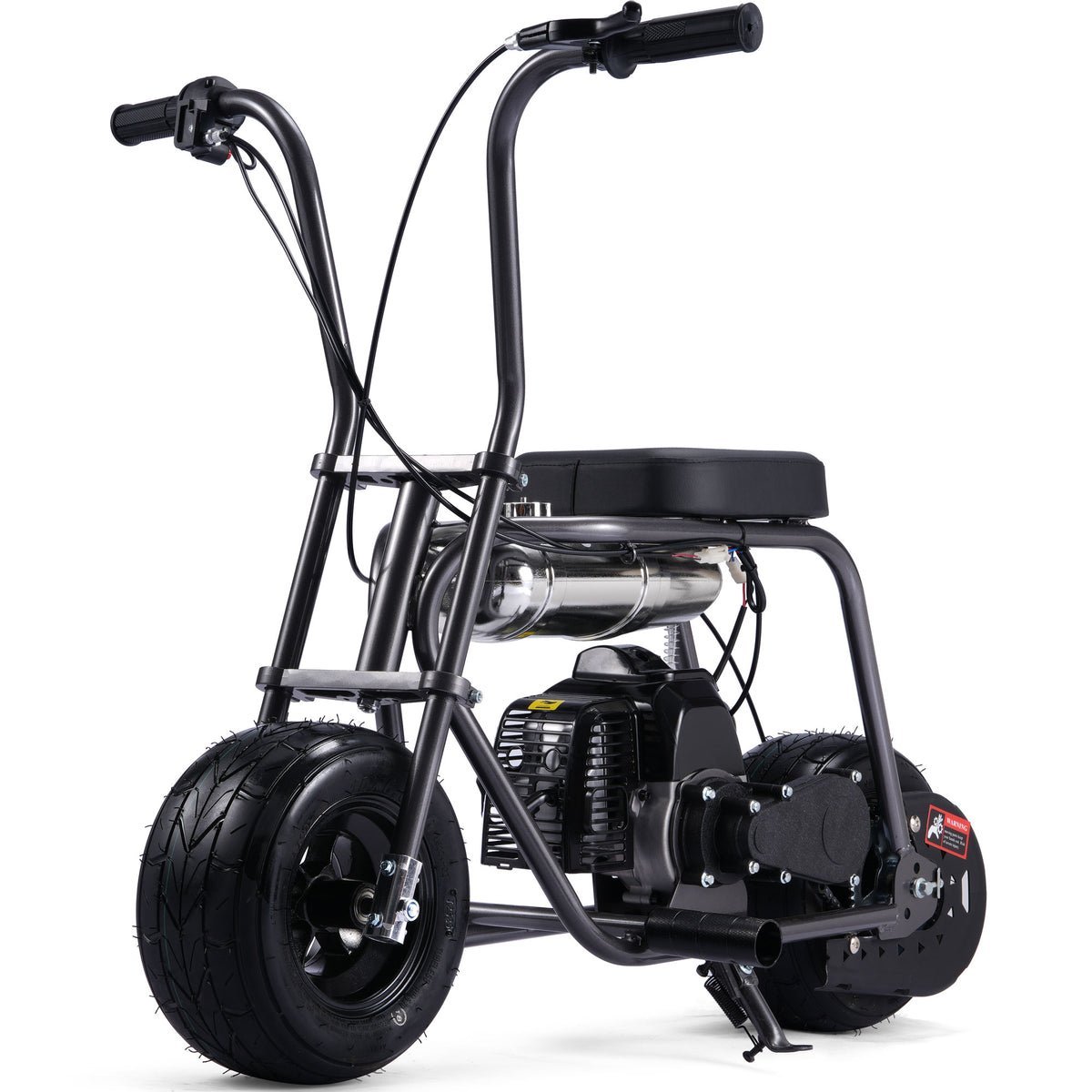 Micro 49cc 2-Stroke Gas Mini Bike – Black - Image 2