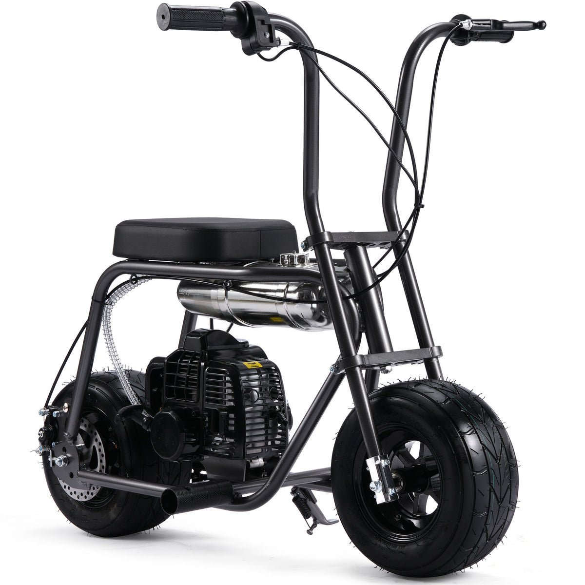 Micro 49cc 2-Stroke Gas Mini Bike – Black - Image 3