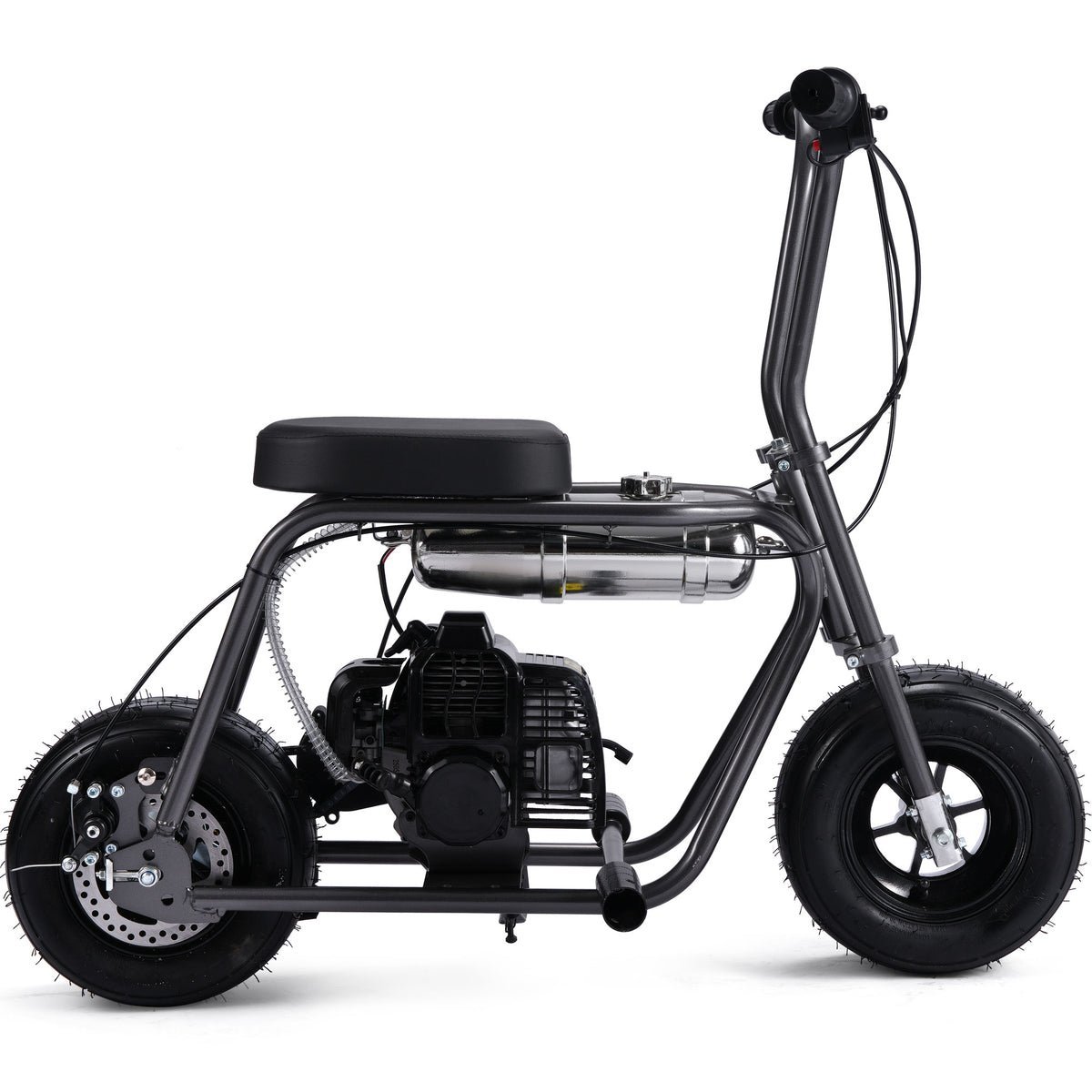 Micro 49cc 2-Stroke Gas Mini Bike – Black - Image 4