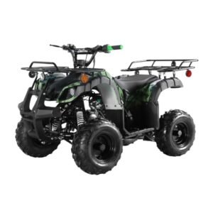 Alternative view of Mini 125cc Utility Style ATV, Electric Start, Automatic with Reverse, 7-inch Wheels, Ages 9-12 – Camo Green