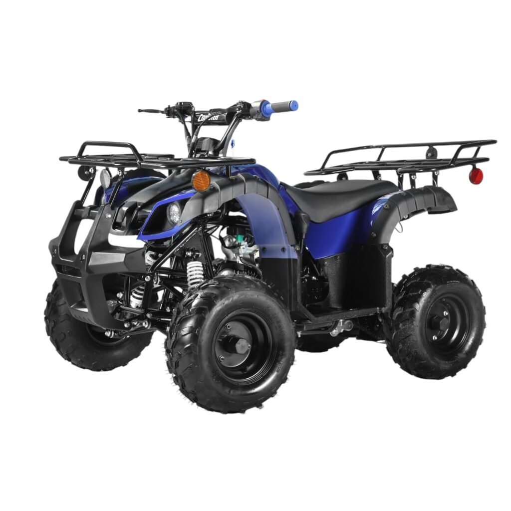 Mini 125cc Utility Style ATV, Electric Start, Automatic with Reverse, 7-inch Wheels, Ages 9-12 – Camo Green - Image 4