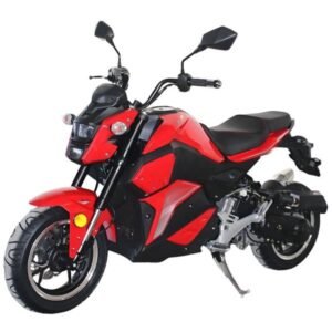 Mini Max 50cc Motorcycle, Automatic, Front Disc Brake, 12 inch Aluminum Wheels, 50 State Legal – Metallic Red