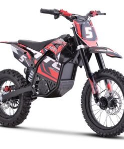 MotoTec 60v Pro Electric Dirt Bike 2000W Lithium Red