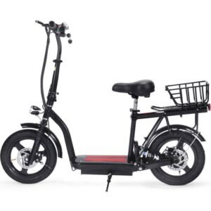 Alternative view of MotoTec Cruiser 48v 350w Lithium Electric Scooter Black