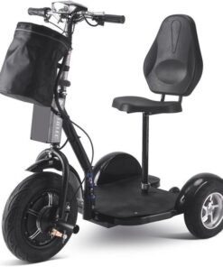MotoTec Electric Trike 48v 1000w Lithium Black