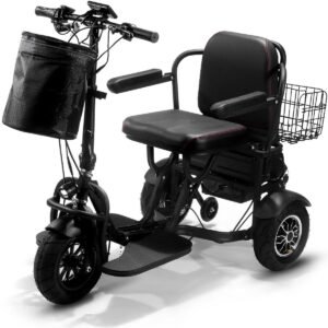 Alternative view of MotoTec Folding Mobility Electric Trike 48V/15.6Ah 1000W Dual Motor