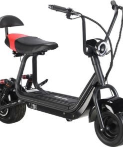 Alternative view of MotoTec Mini Fat Tire 48v 500w Electric Scooter Black