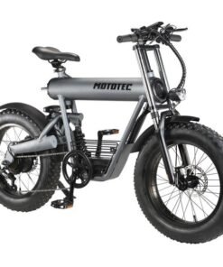 Alternative view of MotoTec Roadster 48v 500w Lithium Electric Bicycle Grey