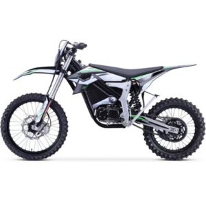 Alternative view of MotoTec Venom 72v 12000w Electric Dirt Bike White