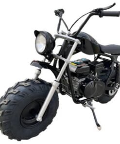 Mudstar Gas Powered Mini Bike, 196cc 6.5hp 4-Stroke – Black