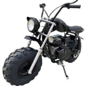 Mudstar Gas Powered Mini Bike, 196cc 6.5hp 4-Stroke – Black