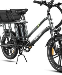 Alternative view of Mukkpet Stepwagon 48V Dual-Battery Step-Thru Cargo Utility Electric Bike