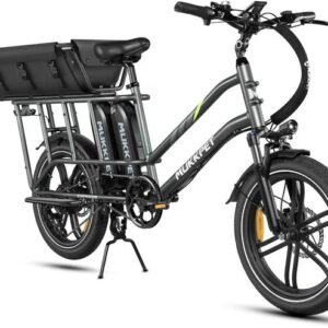 Alternative view of Mukkpet Stepwagon 48V Dual-Battery Step-Thru Cargo Utility Electric Bike