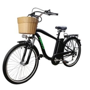 Alternative view of Nakto Camel City 26” Men’s Cruiser Electric Bike 250W 36V With Basket
