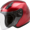 Of-17 Open-Face Helmet Candy Red Md