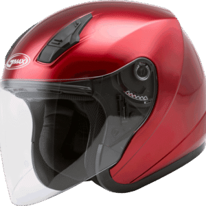 Of-17 Open-Face Helmet Candy Red Xl