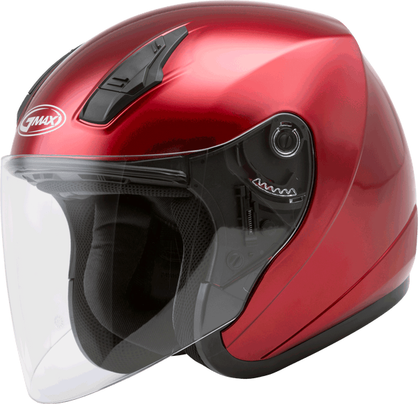 Of-17 Open-Face Helmet Candy Red Xl