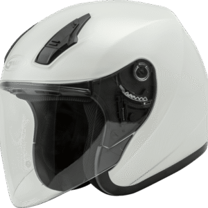 Of-17 Open-Face Helmet Pearl White Xs