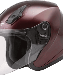 Of-17 Open-Face Helmet Wine Red Xs