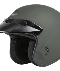 Of-2 Open-Face Helmet Matte Green Lg