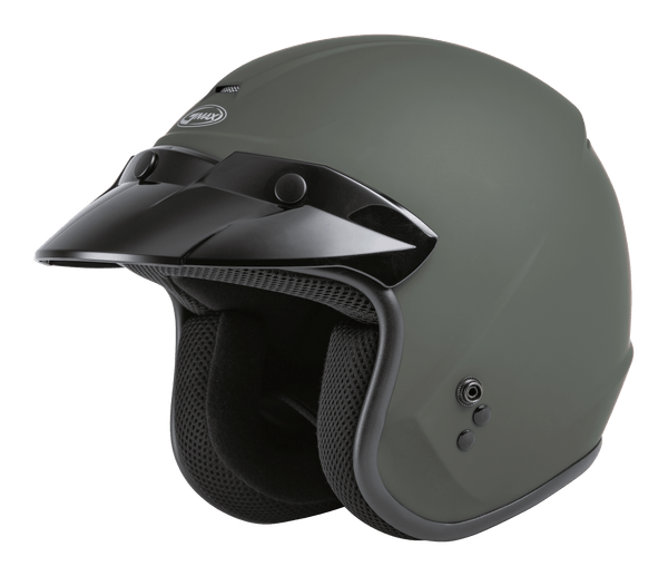 Of-2 Open-Face Helmet Matte Green Sm