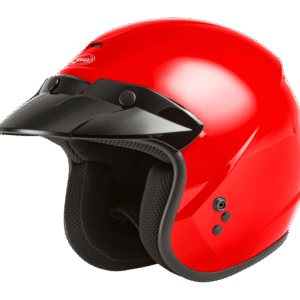 Of-2 Open-Face Helmet Red Md