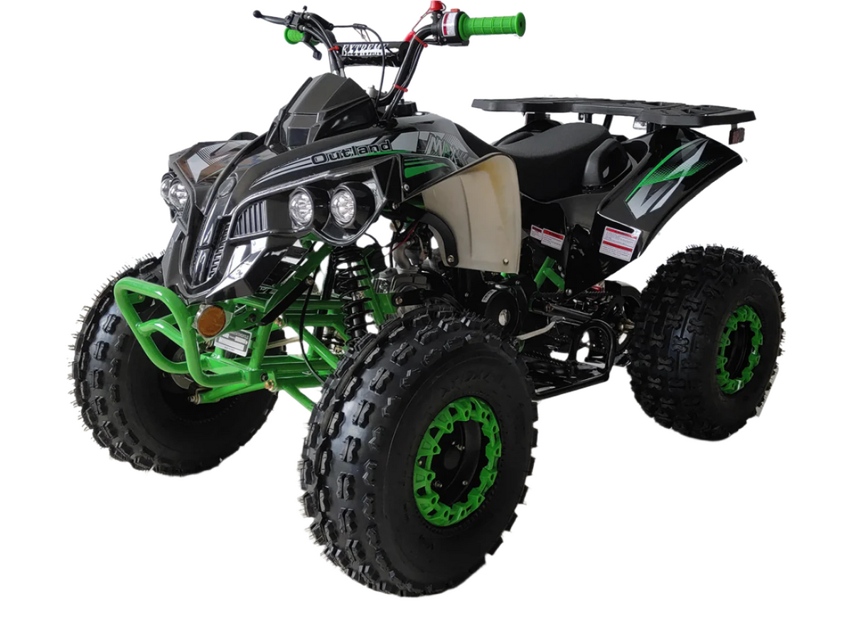 Outland Max 125cc Kids Sport ATV, 8-inch Wheels, Automatic with Reverse, Ages 12 and up – Red/Black - Image 3