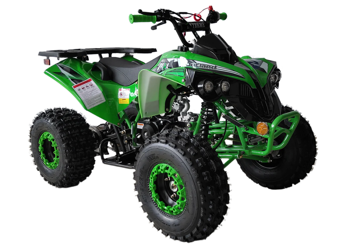 Outland Max 125cc Kids Sport ATV, 8-inch Wheels, Automatic with Reverse, Ages 12 and up – Red/Black - Image 4