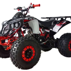 Outland Max 125cc Kids Sport ATV, 8-inch Wheels, Automatic with Reverse, Ages 12 and up – Red/Black
