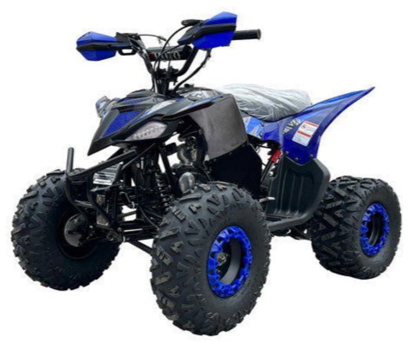 Pioneer 110cc Sport ATV, Automatic with Reverse, 8-inch Wheels, Electric Start, Ages 12 and up – Blue