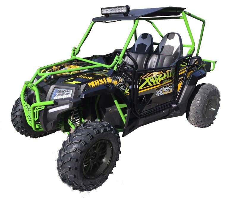 Predator 400FX UTV Side-by-Side, Electric Start, Shaft-Drive Automatic with Reverse, Ages 16 and up – Blue - Image 4